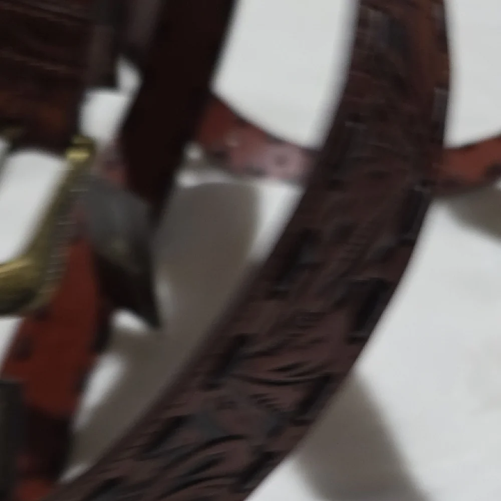 Patricia Nash Brown Tooled Leather Belt‎